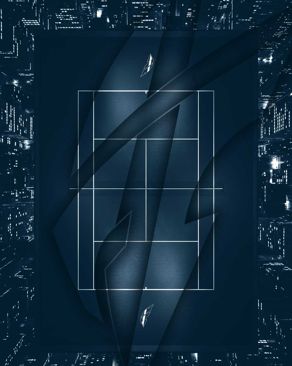 Tennis Court Skyscrapper FURYCRY Midgnight