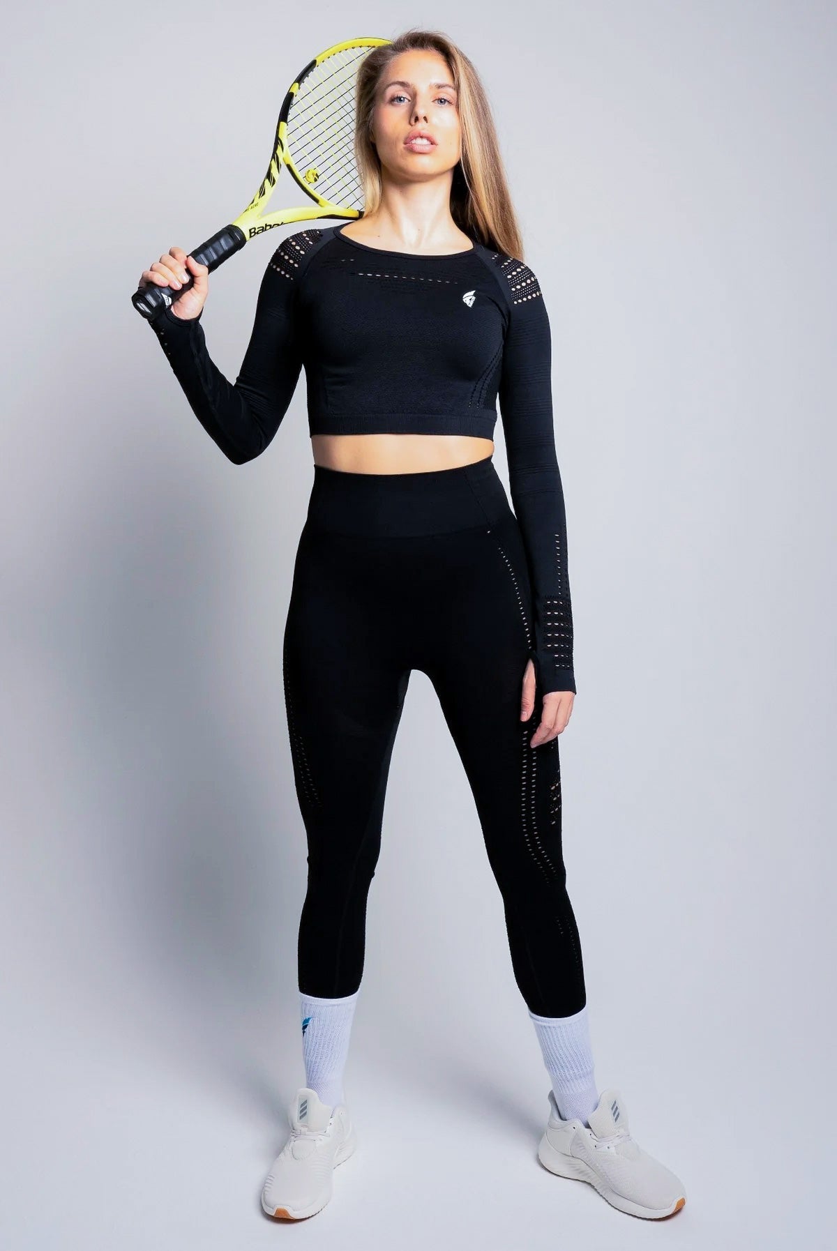 Epic Crop Top Schwarz - FURYCRY® | Tennis - Performance - Streetwear