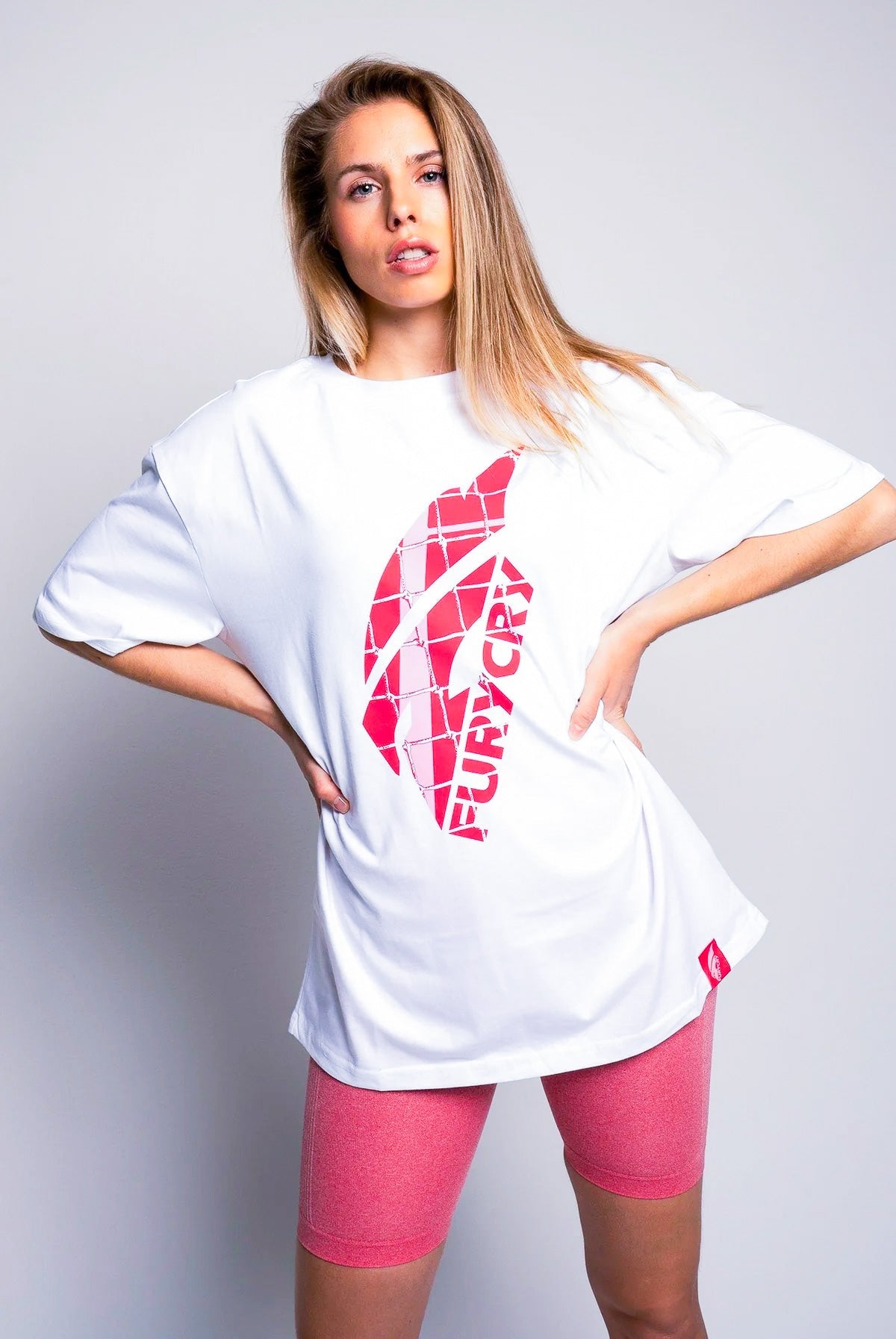 Oversized T-Shirt Weiss - FURYCRY® | Tennis - Performance - Streetwear