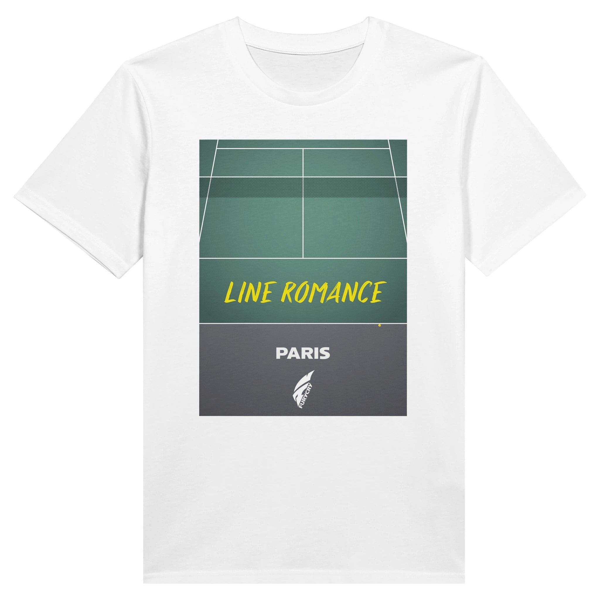 Tennis T-Shirt Line Romance Paris - FURYCRY® | Tennis & Streetwear Apparel