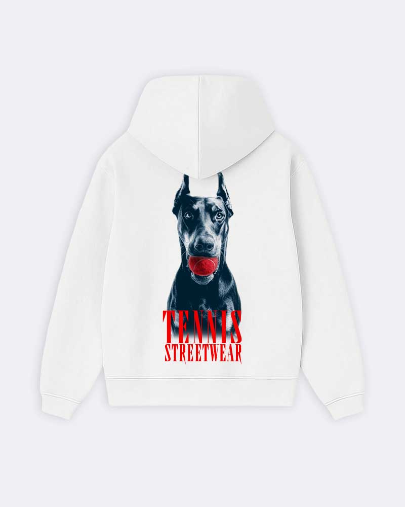 Tennis Hoodie Doberman