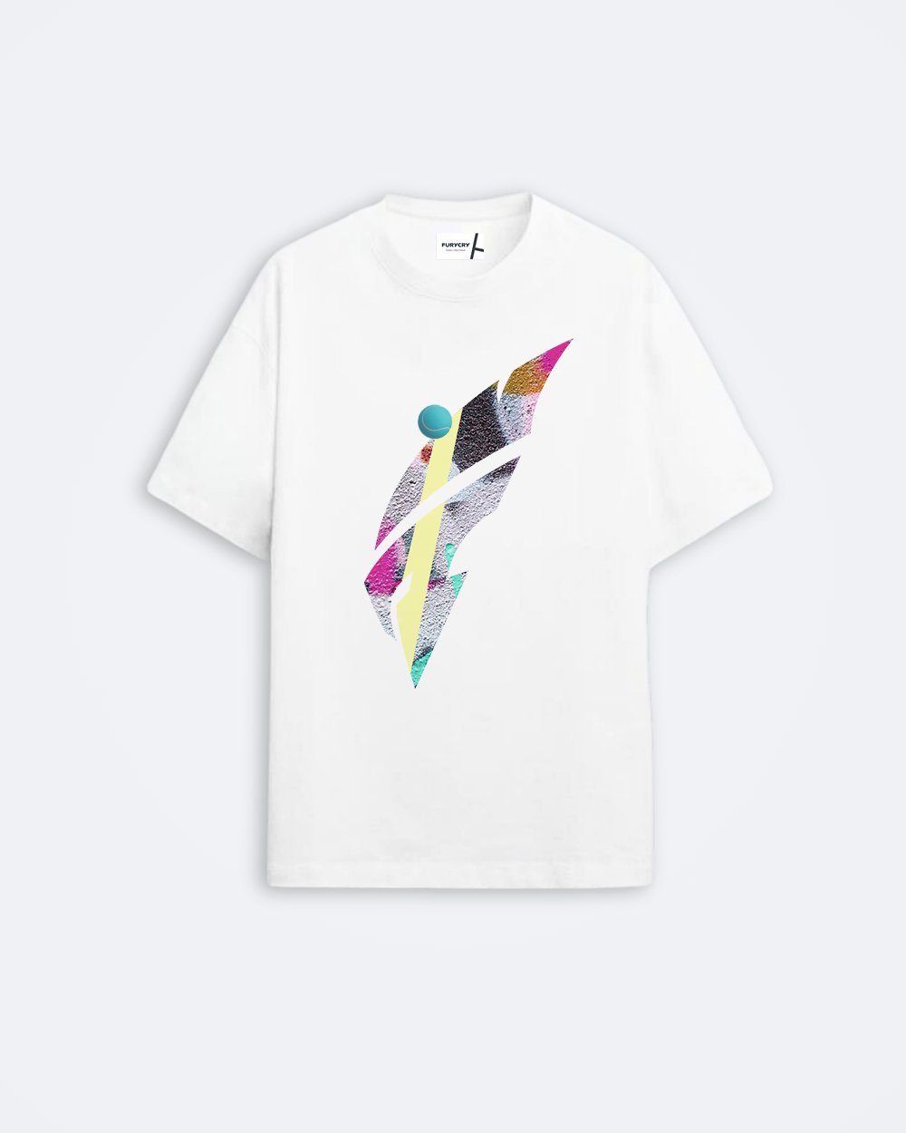 Line Romance Urban Graffiti T - Shirt - FURYCRY® | Tennis Streetwear