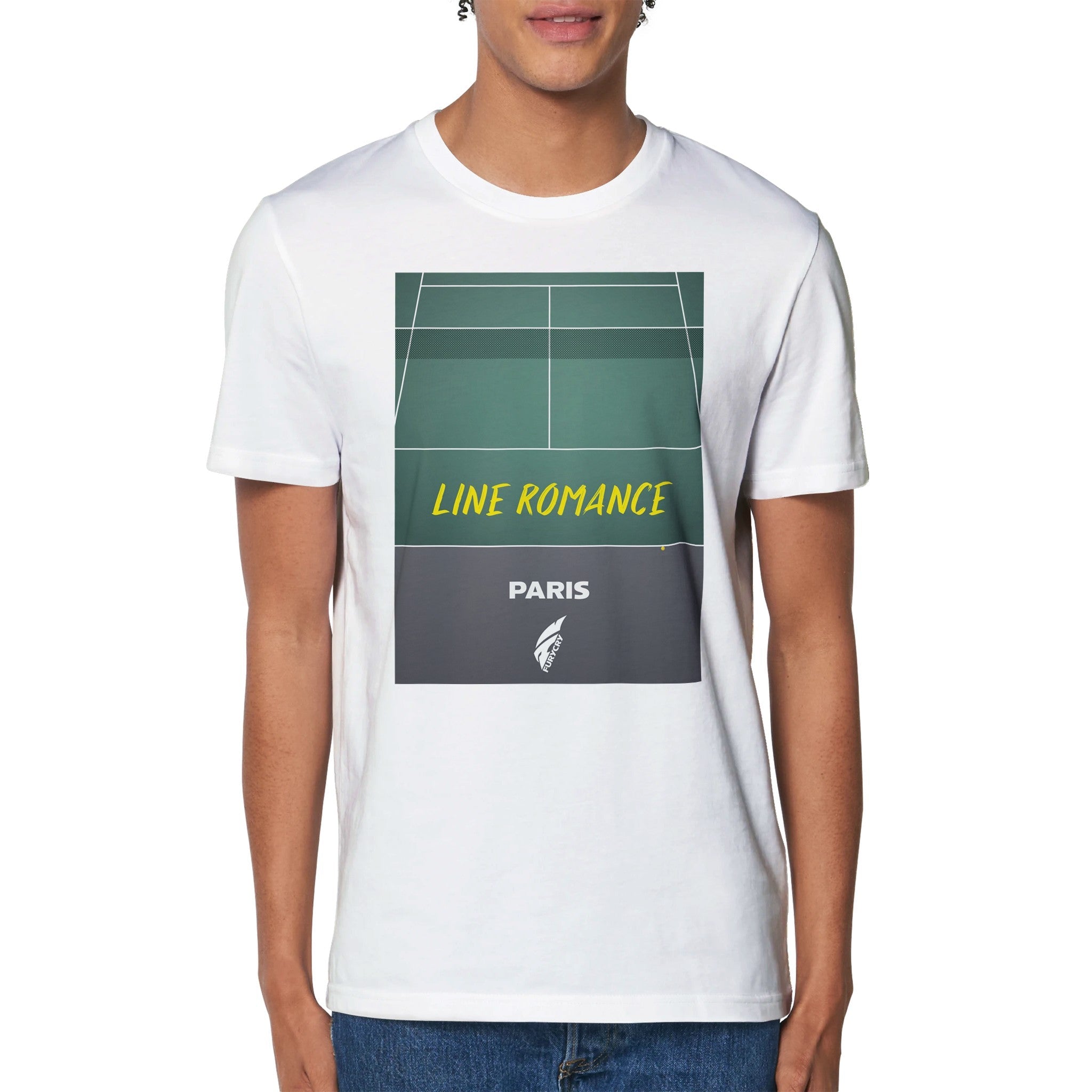 Tennis T-Shirt Line Romance Paris - FURYCRY® | Tennis & Streetwear Apparel